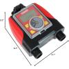 imageChapin 41004 Mechanical Water Timer Up to 120 Minutes of Watering for Lawn and Gardens Fits Standard Garden Hoses RedGrayDual Zone Timer with Digital Display