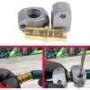imageChapin 69455 Male HeavyDuty Hose Mender Coupling Fits 58 Inch and 34 Inch Garden Hose Repair Fitting Set of 2MaleFemale4pack