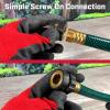 imageChapin 69465 34 Inch Garden Hose QuickConnect Fittings Male and Female 2Piece Assembly Heavy Duty Set of 4Female2pack