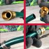 imageChapin 69470 Female Garden Hose Repair Connector with Clamps Hose Mender Fittings Set of 4Male4pack