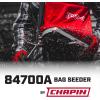 imageChapin 84700A 25Pound Professional Handheld Bag Seed spreader with Waterproof Bag Enclosed Gears Rear Baffle Adjustable Shoulder Strap and Multiple Spread Options RedBag Seeder