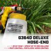 imageChapin G364D Made in The USA 32 Ounce Professional Lawn and Garden HoseEnd Sprayer with 16 Mixing Rations on The Metering Dial Builtin AntiSiphon Translucent WhiteHose