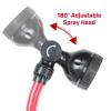 imageChapin International 4671 30inch with 7 Pattern Rotatable Nozzle and Adjustable 180degree Spray Head Watering Wand RedBlack30 Inch