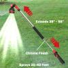 imageChapin International 4671 30inch with 7 Pattern Rotatable Nozzle and Adjustable 180degree Spray Head Watering Wand RedBlack3956 inches