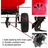 imageChapin International 8304C 100pound Contractor Turf Broadcast Spreader 1Pack BlackRed