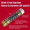 imageChapin International Chapin 69490 Kink Extensions 2 Pack Fits Standard Garden Hoses and Spigot Faucets Metal and Plastic Construction LeakFree for Landscaping and Outdoor Use2Pack