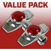 imageChapin Rectangular Pattern Spot Sprinkler 2 Pack 360 Coverage Up to 30Feet RedRectangular