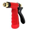 imageChapin 4608 Adjustable Cone Tip Garden Hose Spray Nozzle with Rear Trigger Grip Threaded Connection Fits Standard Garden Hose for Gardening Landscaping Watering and Outdoor Jobs RedBlack
