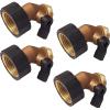 imageChapin 69450 Gooseneck Shut Off Hose Coupling Heavy Duty Brass Valve Garden Hose Connector Set of 24pack