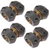 imageChapin 69455 Male HeavyDuty Hose Mender Coupling Fits 58 Inch and 34 Inch Garden Hose Repair Fitting Set of 2MaleFemale4pack