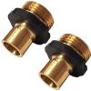 imageChapin 69465 34 Inch Garden Hose QuickConnect Fittings Male and Female 2Piece Assembly Heavy Duty Set of 4Male2pack