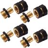 imageChapin 69465 34 Inch Garden Hose QuickConnect Fittings Male and Female 2Piece Assembly Heavy Duty Set of 4MaleFemale4pack