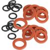 imageChapin 69471 48 Pieces Replacement Garden Hose Rubber Washers and ORings Sealing Ring for 38 Inch Quick Connector and Standard Garden Hose24pcs