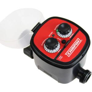 imageChapin 41004 Mechanical Water Timer Up to 120 Minutes of Watering for Lawn and Gardens Fits Standard Garden Hoses RedGraySingle Zone Timer