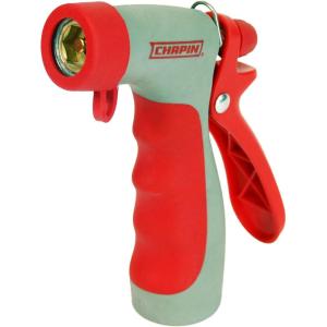 imageChapin 4693 High Temp Hot Water Pistol Grip Spray Nozzle with Threaded Connection Stream Spray for Cleaning Washing Cars Watering and Outdoor Jobs RedBlackPistol Grip