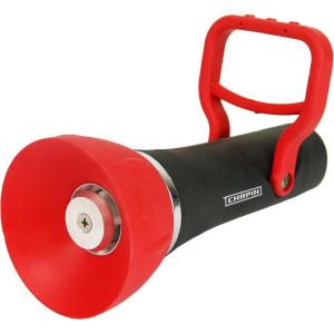 imageChapin 4699 Firefighter Water Cannon Hose Nozzle Fireman Spray Nozzle with Ergonomic Grip and Threaded Hose Connection Adjustable Twist Nozzle Lever OnOff Control RedBlackFirefighter Style
