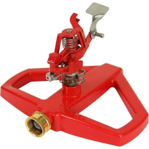 imageChapin 4980 Platform Impact Sprinkler 360 Degree Automatic With Base for Gardens and Lawns Up to 85ft Coverage Area Yards and Garden Watering Red