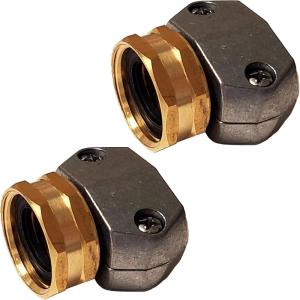 imageChapin 69455 Male HeavyDuty Hose Mender Coupling Fits 58 Inch and 34 Inch Garden Hose Repair Fitting Set of 2Female2pack