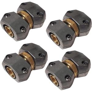 imageChapin 69455 Male HeavyDuty Hose Mender Coupling Fits 58 Inch and 34 Inch Garden Hose Repair Fitting Set of 2MaleFemale4pack