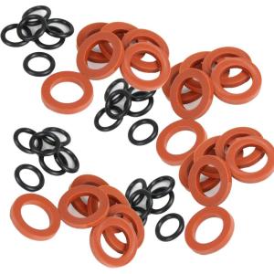 imageChapin 69471 48 Pieces Replacement Garden Hose Rubber Washers and ORings Sealing Ring for 38 Inch Quick Connector and Standard Garden Hose48pcs