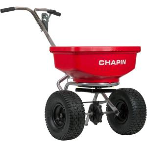 imageChapin International 8401C 80Pound Capacity Professional SureSpread Turf Spreader with Stainless Steel Frame 1Pack Red