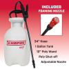 imageChapin International 20541 1 Gallon Lawn ampamp Garden MultiPurpose Sprayer with Foaming and Adjustable Nozzles Made in The USA 1Pack Translucent White1Gallon 2Pack