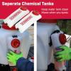 imageChapin International 63950 4Gallon Mixes on Exit Professional Backpack Sprayer Separate Water and Chemical Tanks 4Gallon Translucent White