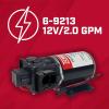 imageChapin International 69206 12V 10 GPM Standard Diaphragm Pump Black20 GPM
