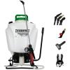 imageChapin 61900 Made in The USA 4 Gallon Tree and Turf Pro Commercial Backpack Sprayer with Stainless Steel Wand 3 nozzles 3 Stage Filtration Translucent WhiteSprayer