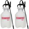 imageChapin International 20541 1 Gallon Lawn ampamp Garden MultiPurpose Sprayer with Foaming and Adjustable Nozzles Made in The USA 1Pack Translucent White1Gallon 2Pack