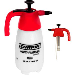 imageChapin 1002 48Oz Made in USA HeavyDuty MultiPurpose Sprayer for Spraying Plants Flowers Weeds and Cleaning RedWhite