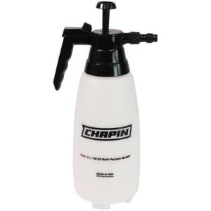 imageChapin 10031 2 Liter52 Gallon Handheld MultiPurpose Garden Pump Sprayer with Adjustable Brass Nozzle Thumb Trigger with Lockon Feature Translucent White68 Ounce  Consumer Pack of 6