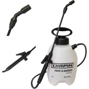 imageChapin 16200 2Gallon Made in USA Garden Pump Sprayer with Ergonomic Handle Trigger Shut Off Adjustable Cone Nozzle and inTank Filter for Spraying Weeds Insects Fertilizers Translucent White1 Gallon