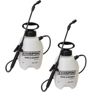 imageChapin 16200 2Gallon Made in USA Garden Pump Sprayer with Ergonomic Handle Trigger Shut Off Adjustable Cone Nozzle and inTank Filter for Spraying Weeds Insects Fertilizers Translucent White1 Gallon 2Pack