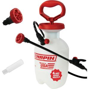 imageChapin 20084 1 Gallon Pump Sprayer  Lawn ampamp Garden Sprayer for Weeds Pesticides ampamp More  4in1 Spray Nozzle Comfort Handle ampamp Splash Guard  Durable ampamp Lightweight