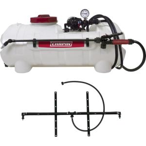 imageChapin 97214 Made in The USA 25Gallon 25GPM12V EZ Mount Deluxe MultiPurpose ATVUTV Tank Sprayer for Lawn ampamp Garden Farm ampamp Acreage Fertilizers Weed Control with 2Nozzle Spray Boom Attachment15Gallon