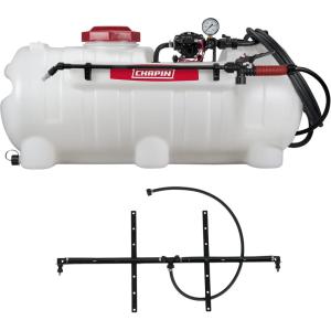 imageChapin 97214 Made in The USA 25Gallon 25GPM12V EZ Mount Deluxe MultiPurpose ATVUTV Tank Sprayer for Lawn ampamp Garden Farm ampamp Acreage Fertilizers Weed Control with 2Nozzle Spray Boom Attachment25Gallon