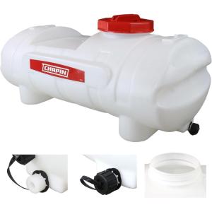 imageChapin 98142 40Gallon Water Storage Tank Utility Water Tank Water Supply for Farms Acreage Gardens Orchards Translucent White15Gallon