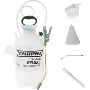 imageChapin International 26010 1Gallon Deluxe SureSpray Tank Sprayer for Fertilizer Herbicides and Pesticides Translucent Poly Tank2 Gallon