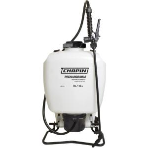 imageChapin International 60124 4Gallon 20V Internal Battery Rechargeable Backpack Sprayer Made in The USA 1Pack Translucent WhiteBackpack