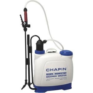 imageChapin International 60175 4 Gallon Backpack Sprayer for Bleach ampamp Disinfecting Made in The USA 1Pack Translucent WhiteOld Design