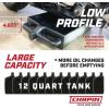 imageChapin 78005 Low Profile 12 Quart 114 Liter Oil Drain Container fits most ATVs Tractors Lawn mowers Motorcycles and Low Clearance Vehicles Made with Recycled Materials USA Made