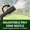 imageSpectracide 16422 2 Gallon MultiPurpose Lawn amp Garden Poly Tank Sprayer Made in The USA Adjustable Cone Nozzle 1Pack Translucent White2Gallon