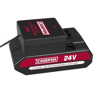 image:imageChapin 68238 24V LithiumIon Replacement Battery and Charger with Indicator Lights Battery Charge Level Fits Chapin 63924 97902 97900 Models Black and Red
